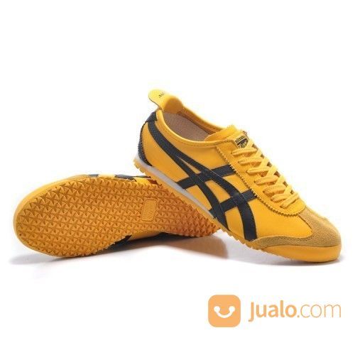  Sepatu  Asics Onitsuka  Tiger Mexico 66 Yellow Black DL408 