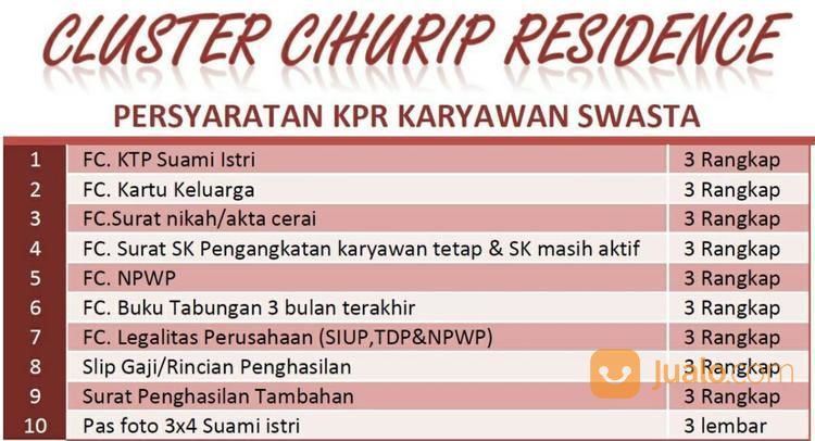 Promo Awal Tahun Perumahan Cihurip Residence Batujajar Kab Bandung Barat Jualo