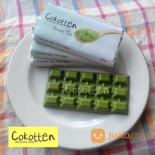 Cokelat Teh Hijau Matcha Bar Green Tea Batangan 85gr Coklat Cokotten