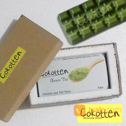 Cokelat Teh Hijau Matcha Bar Green Tea Batangan 85gr Coklat Cokotten