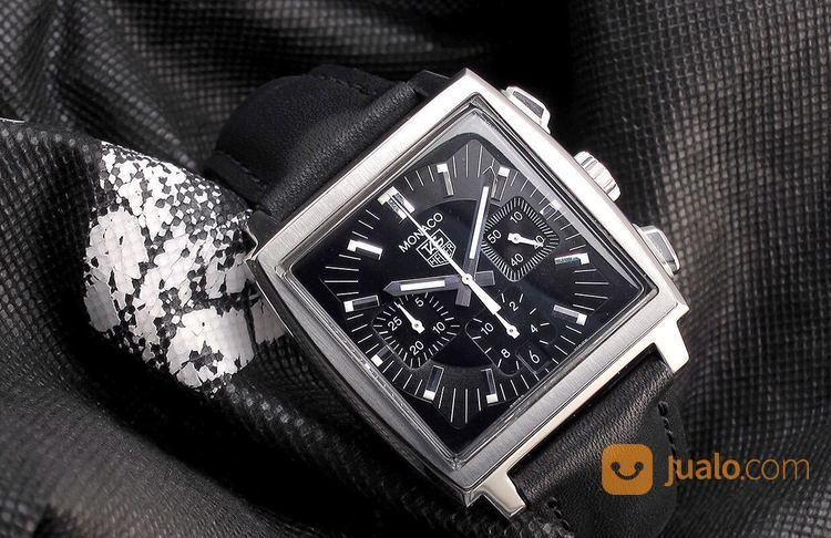 tag heuer black chronograph
