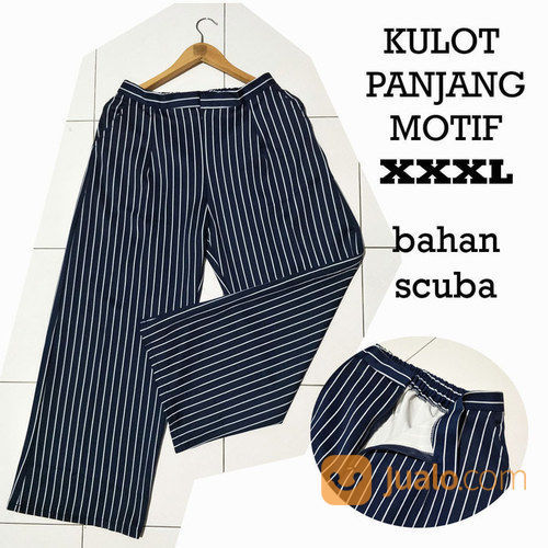 Celana Kulot Panjang Motif XXXL Bigsize Jumbo Scuba 3R Celana Kulot Panjang Motif XXXL Bigsize Jumbo Scuba 3R