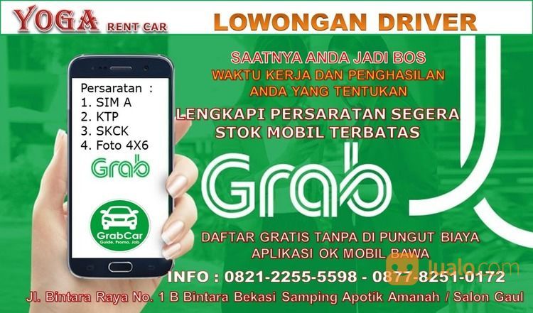 Lowongan Driver Taxi Online Bekasi Jualo