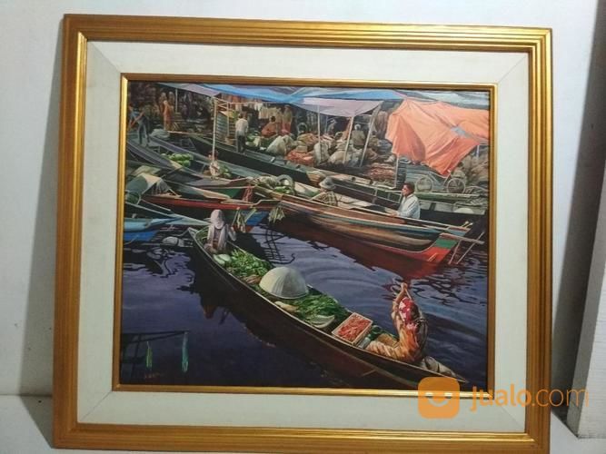 Lukisan Pasar Terapung
