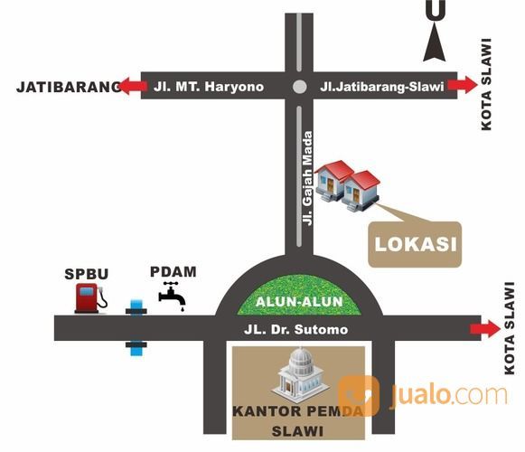 Perumahan Mewah Bebas Banjir Utara Alun-Alun Slawi Grand Safira City Slawi 90/ 162