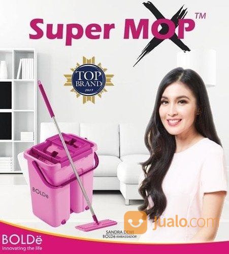 Super Mop X Alat Pel LAntai Sandra Dewi Original Super Mop X