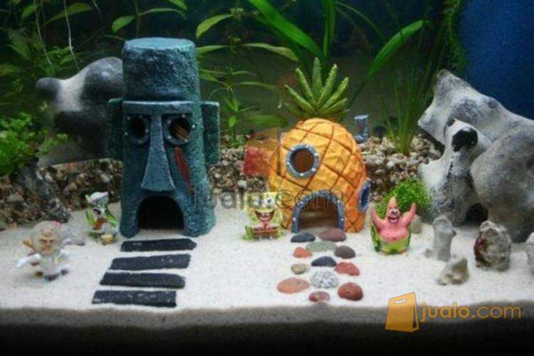 Handmade Aksesoris Aquarium  Spongebob  Friends Malang Jualo