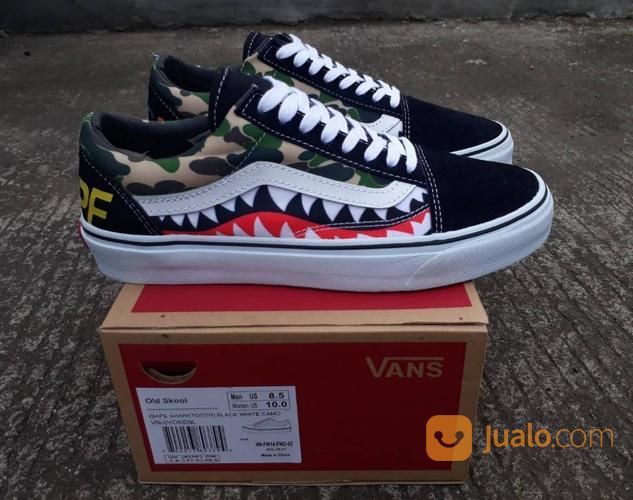 vans old skool bape camo