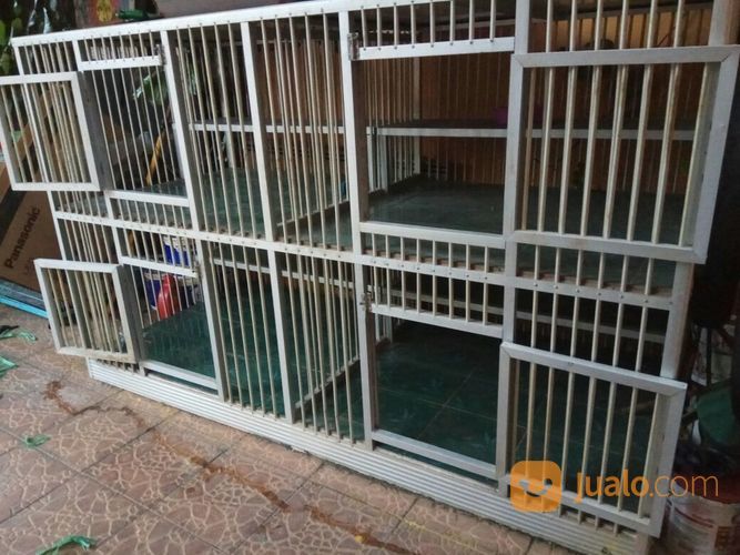 Kandang Kucing/Anak Anjing 4 Pintu Full Alumunium di Kota 