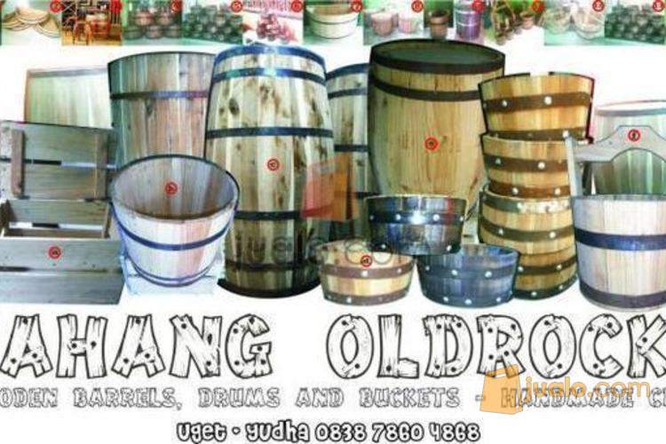  Tong  Drum dan Ember KAyu  Jakarta Jualo