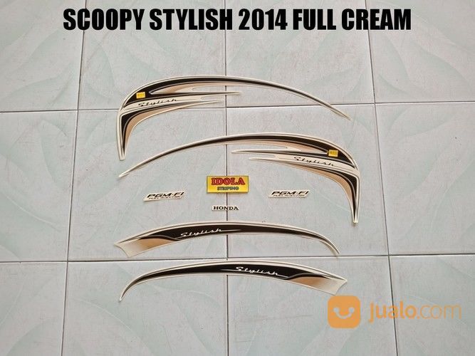 Striping Scoopy  Stylish 2014 Full Cream  Jambi Jualo