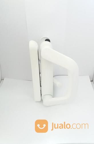 Kunci Pintu  Aluminium  Sliding Handle SHB Single White 