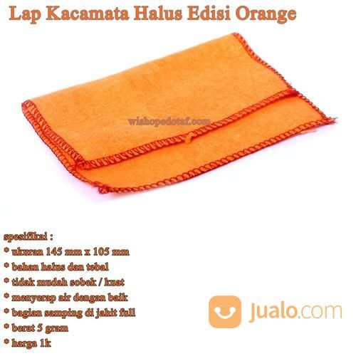 Lap Kacamata Microfiber Halus Edisi Orange Jakarta Timur Jualo