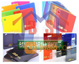 ACRYLIC LEMBARAN MURAH MERK MC