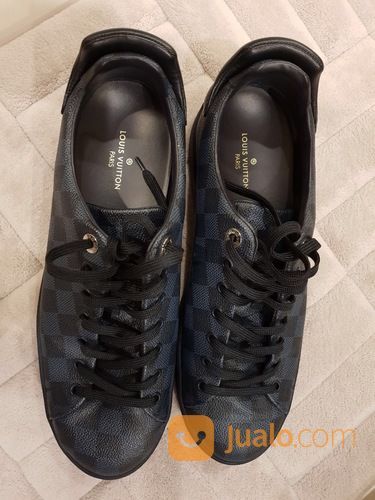 LOUIS VUITTON Damier Cobalt Frontrow Sneakers