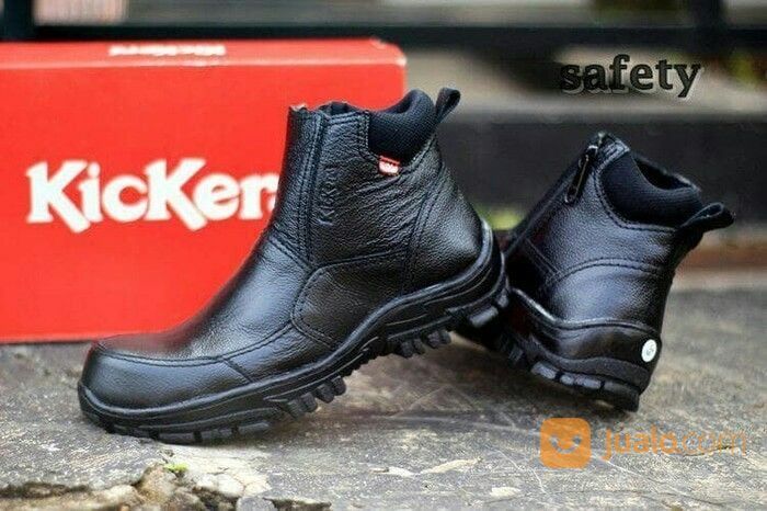 Sepatu Kickers Boots Safety Pria 