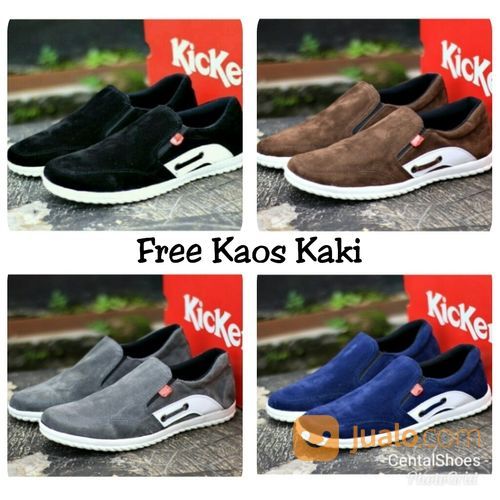 sepatu slip on kickers