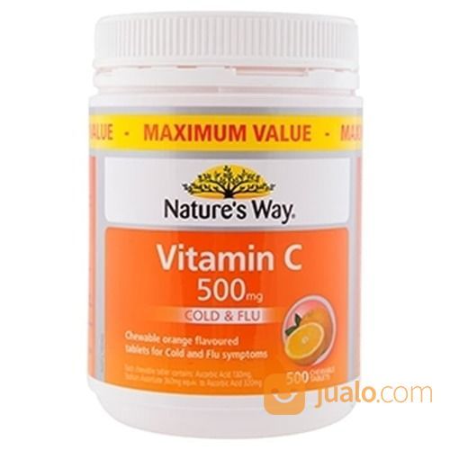 Nature Way Vitamin C 500mg 300 Tablet Obat Suplemen Pilek Flu Jakarta Pusat Jualo