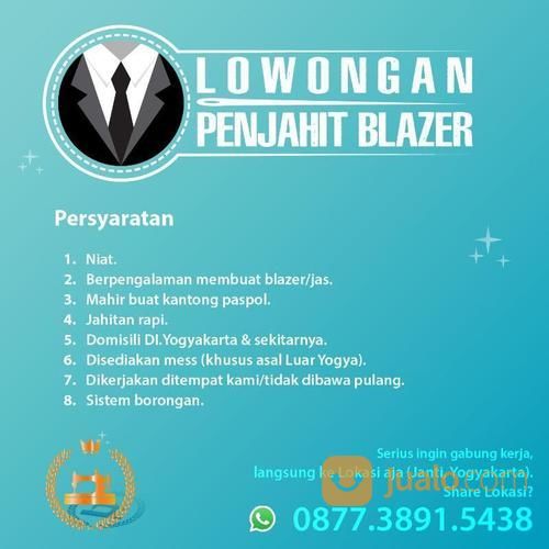 Lowongan Kerja Penjahit Blazer Dan Jaket Kab Bantul Jualo