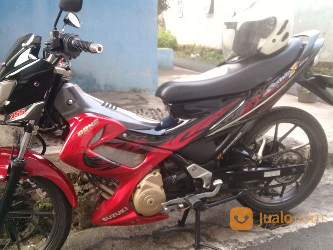 Jual Motor Suzuki Satria 2010 02 di Jawa Barat Manual Biru Rp 9000000   3714845  Mobil123com