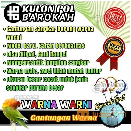 Gantungan Sangkar Burung Warna Warni Bisa Dilipat Kab Kudus Jualo