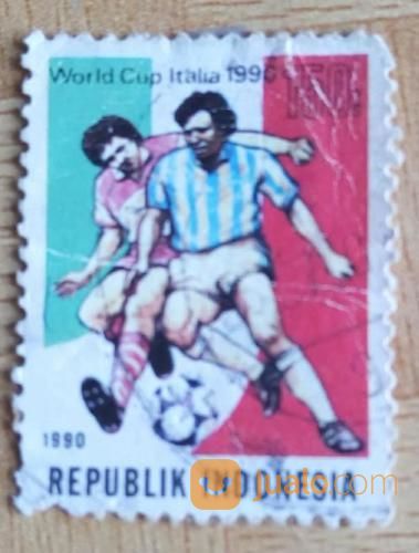 Perangko Indonesia World Cup 1990