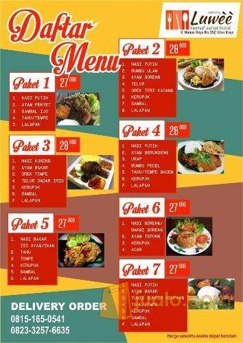 Bikin Daftar Menu Makanan