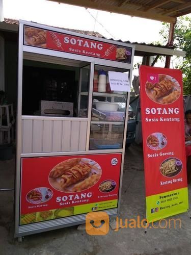 Gerobak Usaha Paketan Sotang - Sosis Kentang / Hotang Jakarta