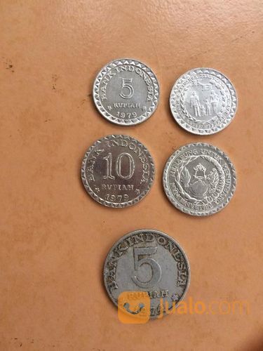 Uang Koin Kuno , Pecahan Rp. 5 , 10 , 50 Dan 100