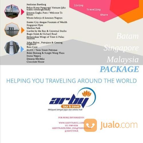 PAKET TOUR BATAM SINGAPURA MALAYSIA (4 HARI 3 MALAM)