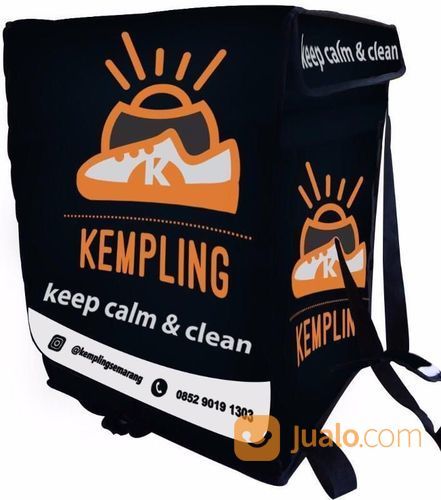 Tas Delivery Hitam Sablon