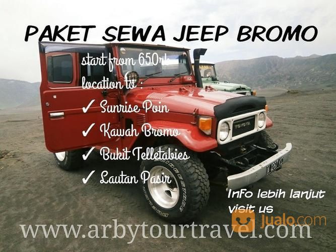 PAKET SEWA JEEP BROMO