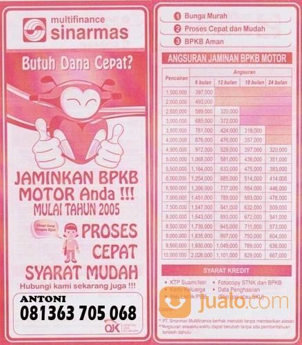 Sinarmas Multifinance Untuk Anda Padang Jualo