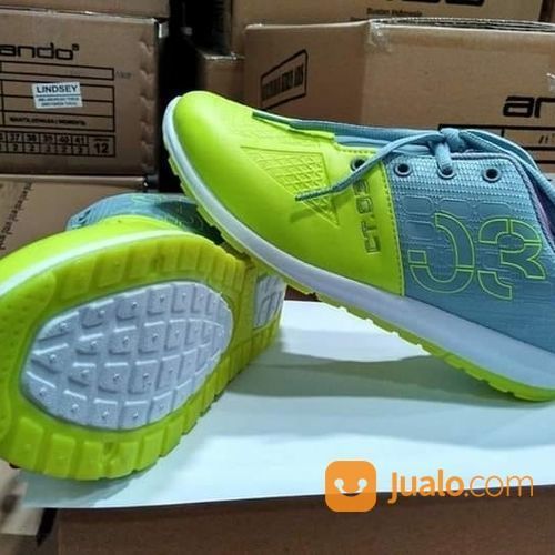 Sepatu Ando  Ori Ct03 Grey Green Surabaya Jualo