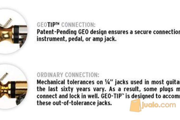 Kabel Jack Instrument D'Addario Planet Waves American Stage 10ft Murah Di Bandung