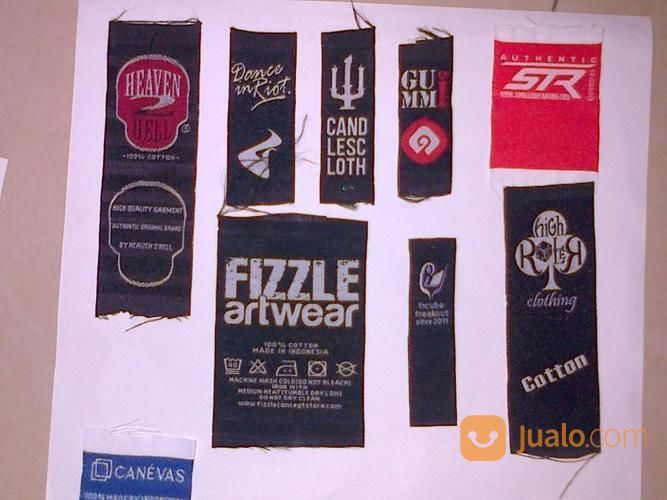 WOVEN LABEL, LABEL BAJU, LABEL RAJUT, LABEL PRINT, LABEL SATEN, LABEL POLYESTER