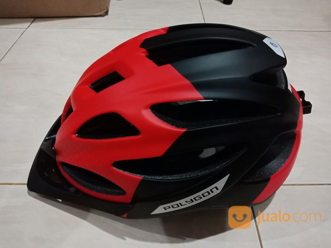 Helm Sepeda  Cliff Merah Hitam Polygon  Jakarta  Pusat  Jualo