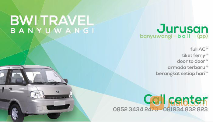 Travel Banyuwangi - Surabaya Malang Denpasar Bali (PP)