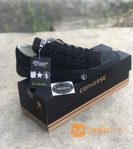 converse full black original