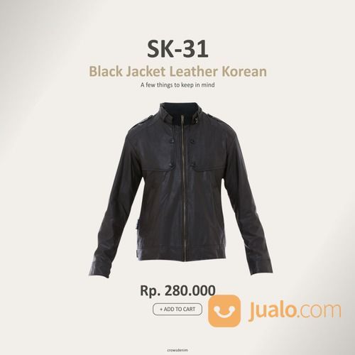 Jaket Leather Jaket Bikers Jaket Motor Jaket Keren SK-31