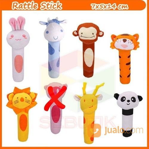 Mainan Boneka Rattle Stick Bayi