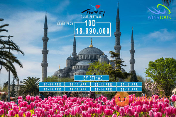 10 Hari Paket Tour Best Of Turkey Plus Tulip Festival