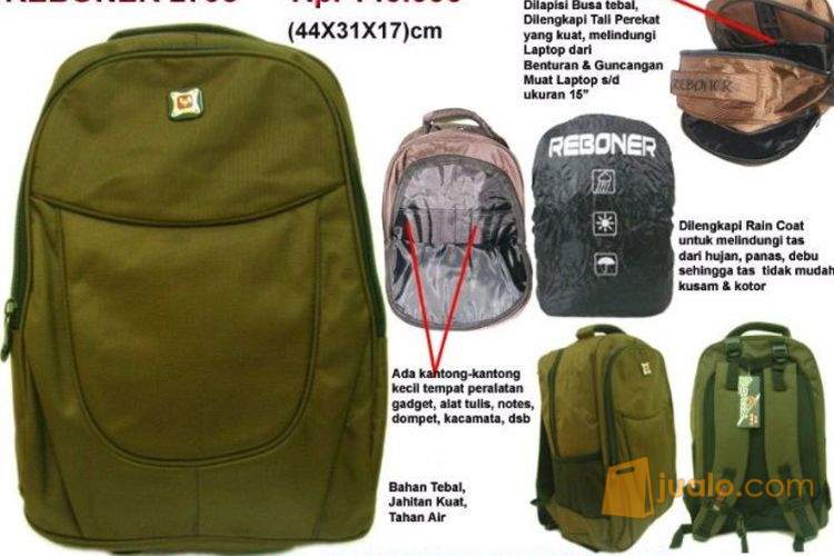 merk tas backpack pria