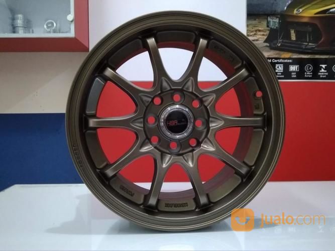 Velg HSR Hiroshima Ring 15 Lebar 7 Lubang 8x100/114'3 Et38 Smbrz