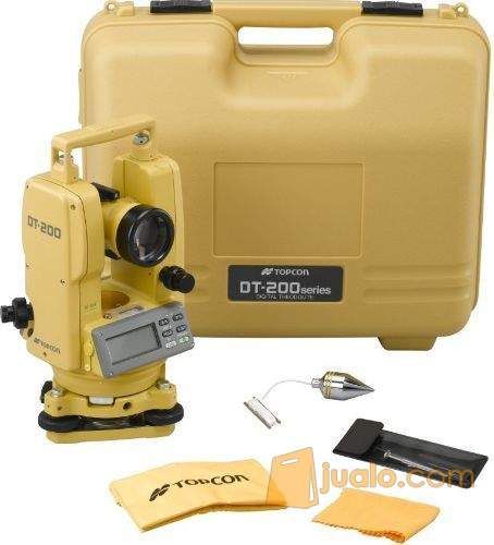 Spec Dan Harga digital theodolite Topcon DT205 207 209 Gratis training