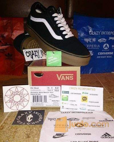 vans old skool black gum original