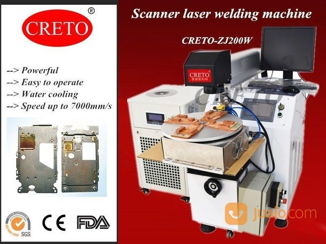 MESIN LAS SCANNER LASER WELDING 200W / CRETO LASER