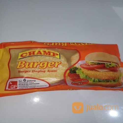 Champ Burger Isi Ayam Isi 6 Harga Promo Surabaya Jualo