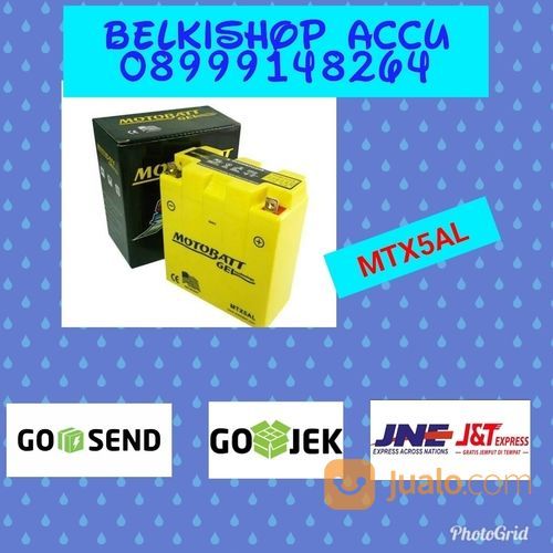  Aki  Motor  Megapro Motobatt  MTX5AL Jakarta Selatan Jualo