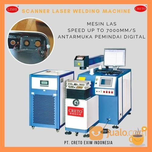 Mesin Laser Scanner Welding Untuk Pengelasan Kulit Kapasitor Dari Logam